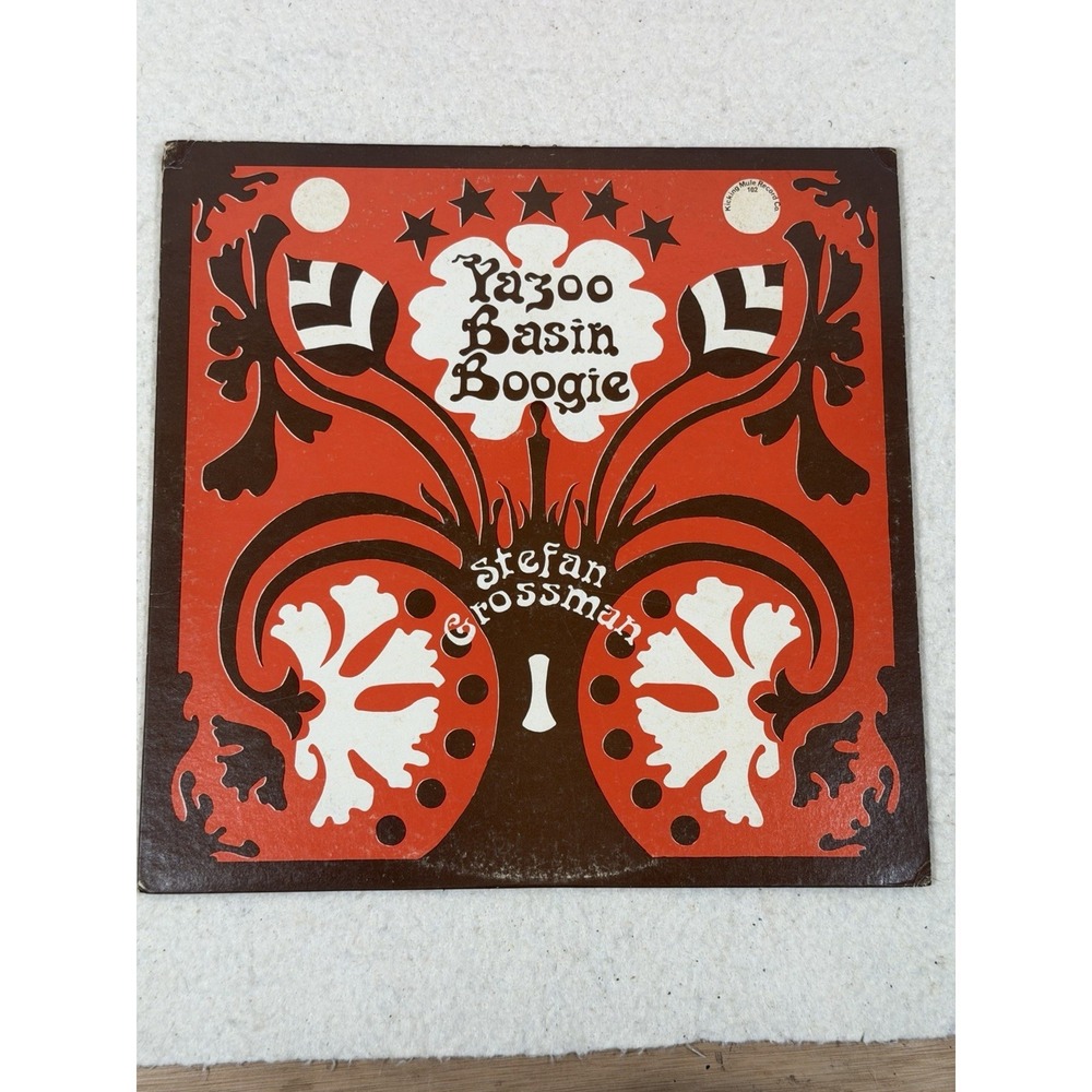 Yazoo Basin Boogie Stefan Grossman Folk Blues Guitar Vinyl LP Kicking Mule